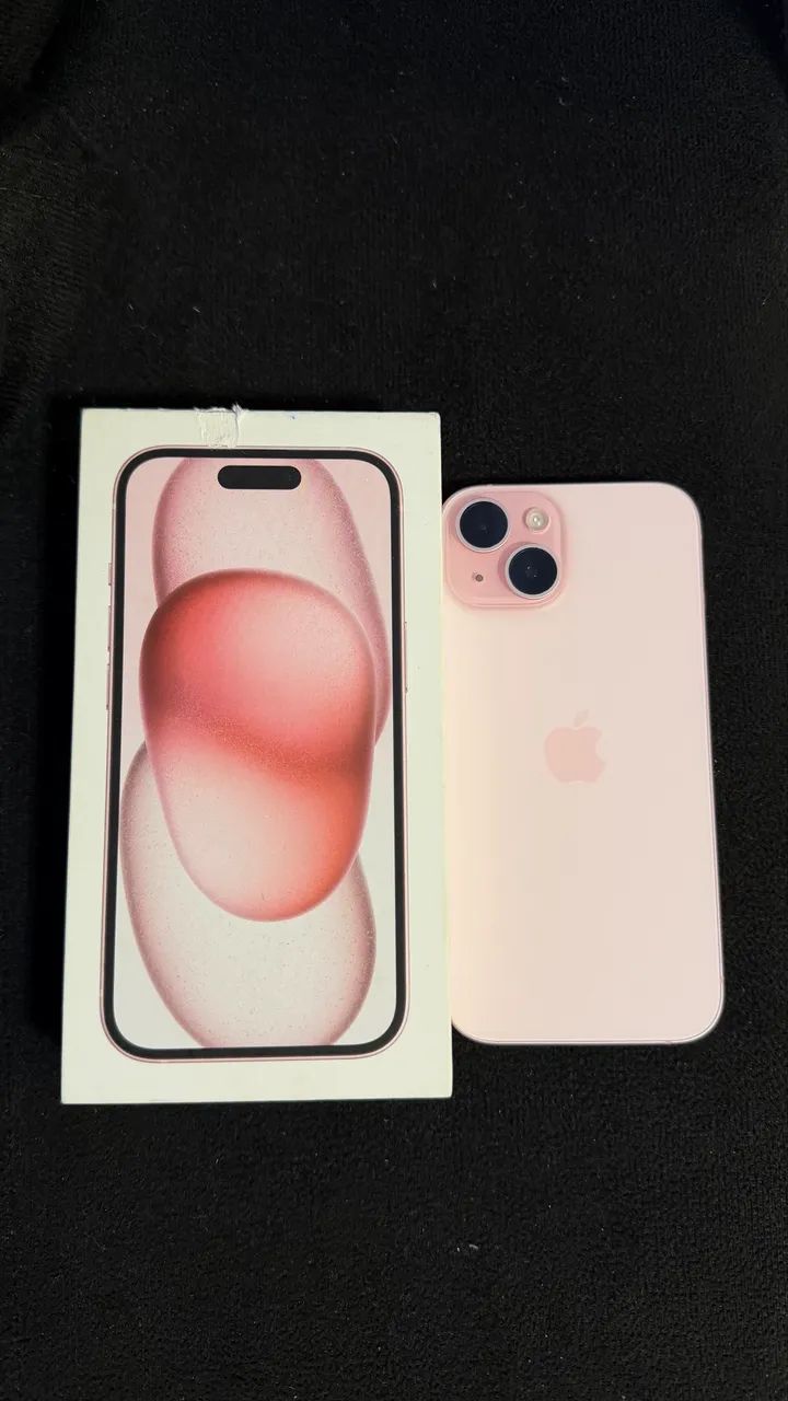 iPhone 15 128GB com película nova + capinhas - Foto 2