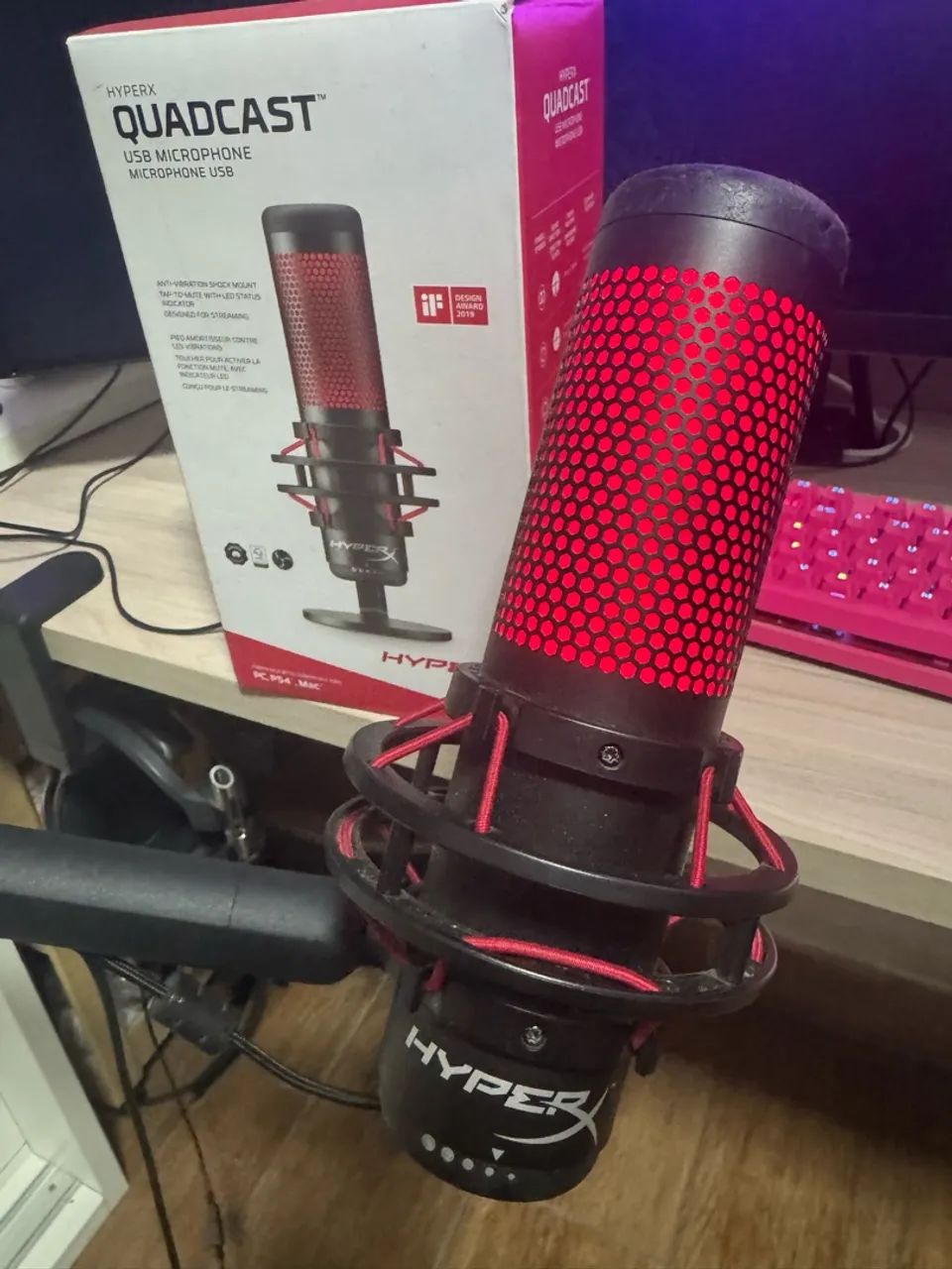 Microfone Hyperx Quadcast - Foto 5