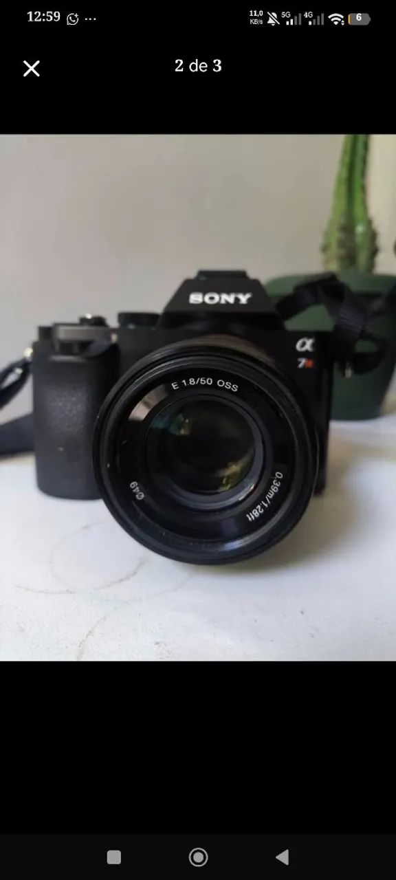 Câmera Sony 7r  - Foto 2