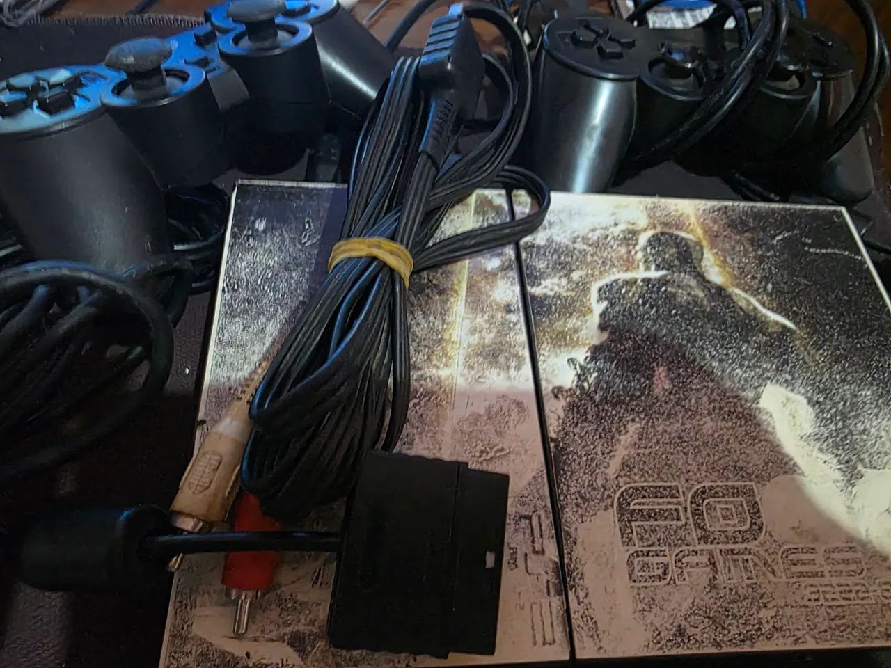 PlayStation 2 com dois controles  - Foto 4