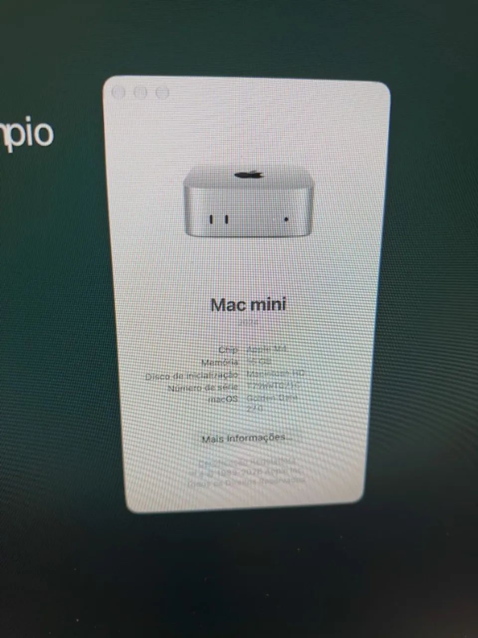 Kit Mac Mini M4 16/256 gb + Teclado Satechi, Magic Mouse e monitor Dell de 24 polegadas - Foto 2