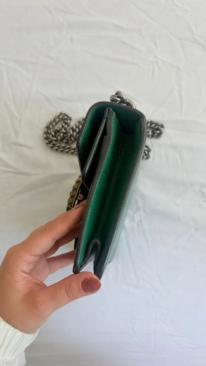 Bolsa Gucci Dionysus Verde - Foto 2