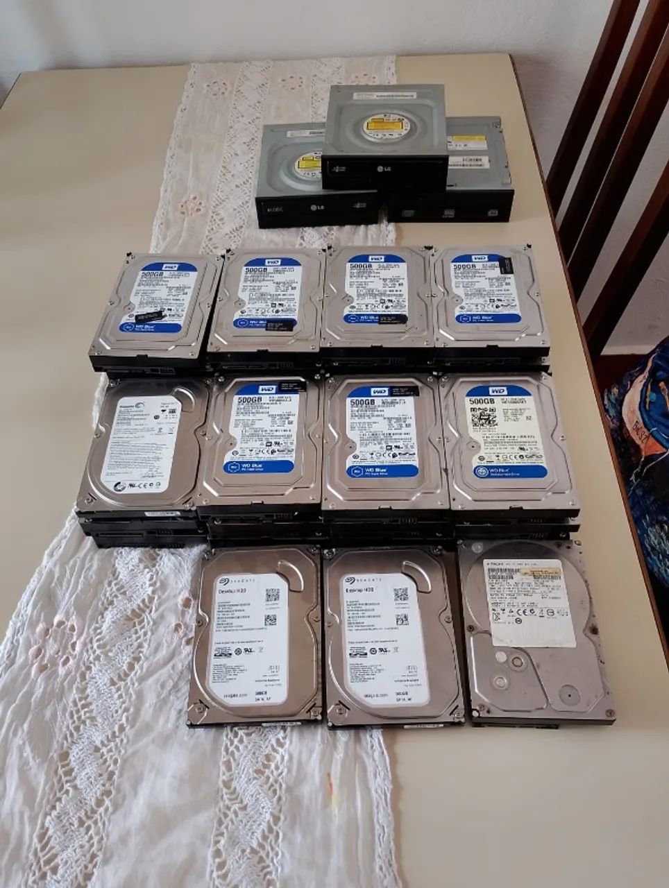 Hd Western Digital Wd Blue 500gb Wd10spzx (Usado já com windows