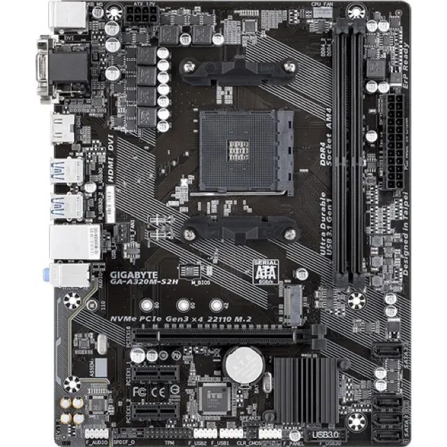 Placa Mãe Gigabyte A320M S2H - Foto 2
