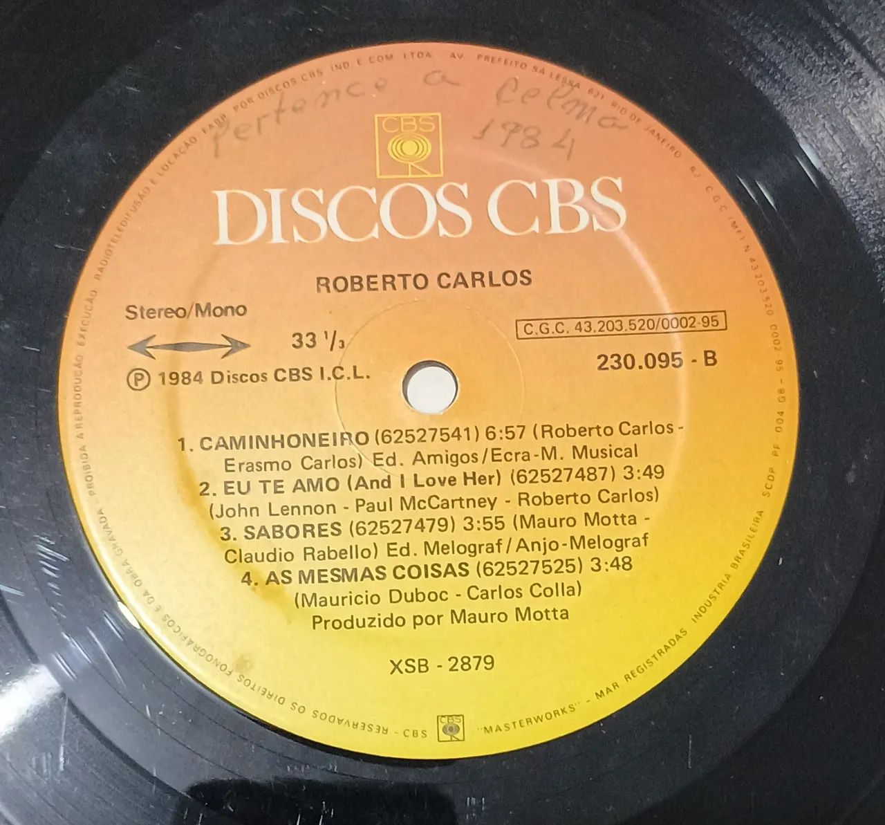 LP Roberto Carlos - 1984 - Caminhoneiro - CBS Original - Foto 5