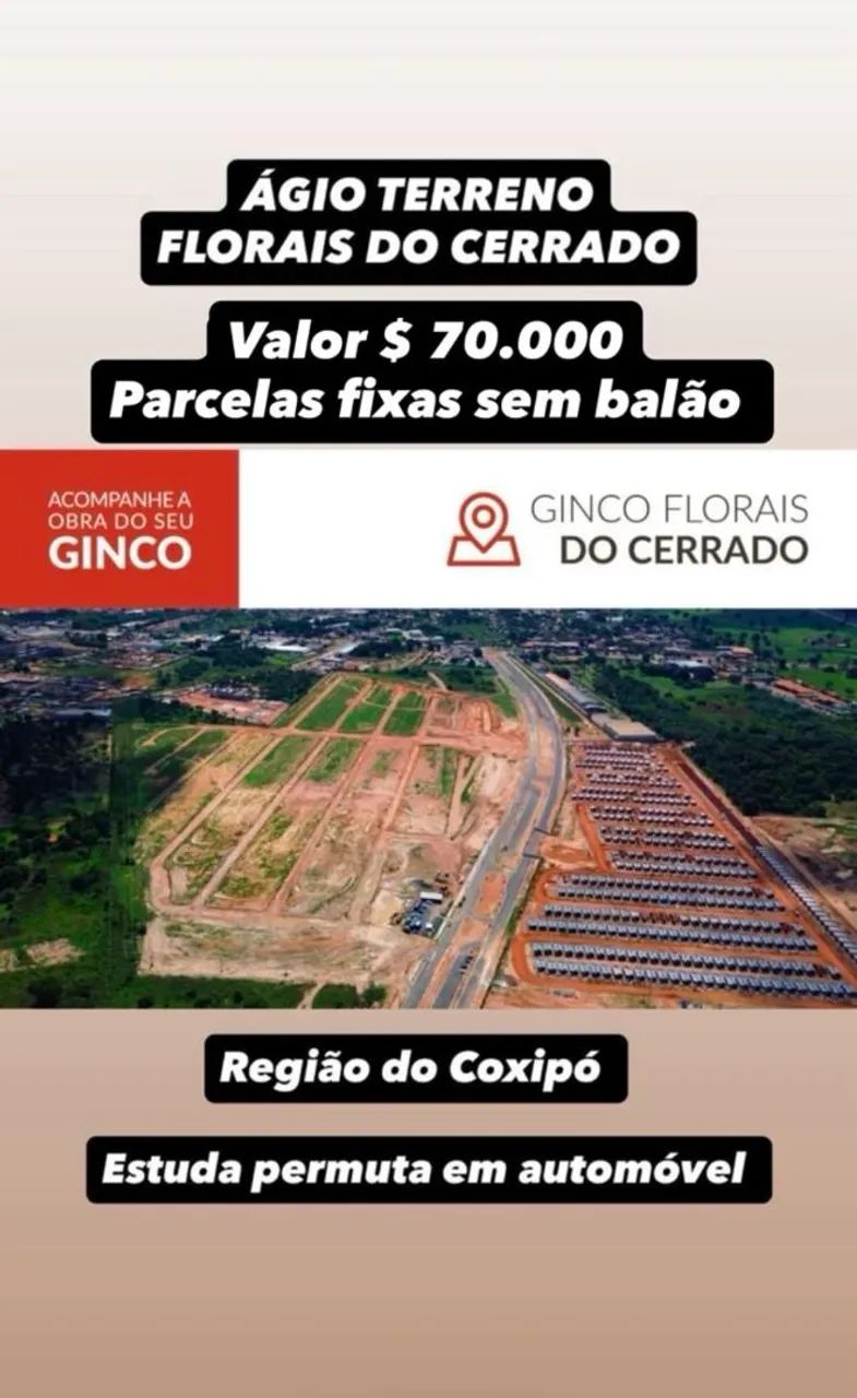 Terreno condomínio florais do cerrado 