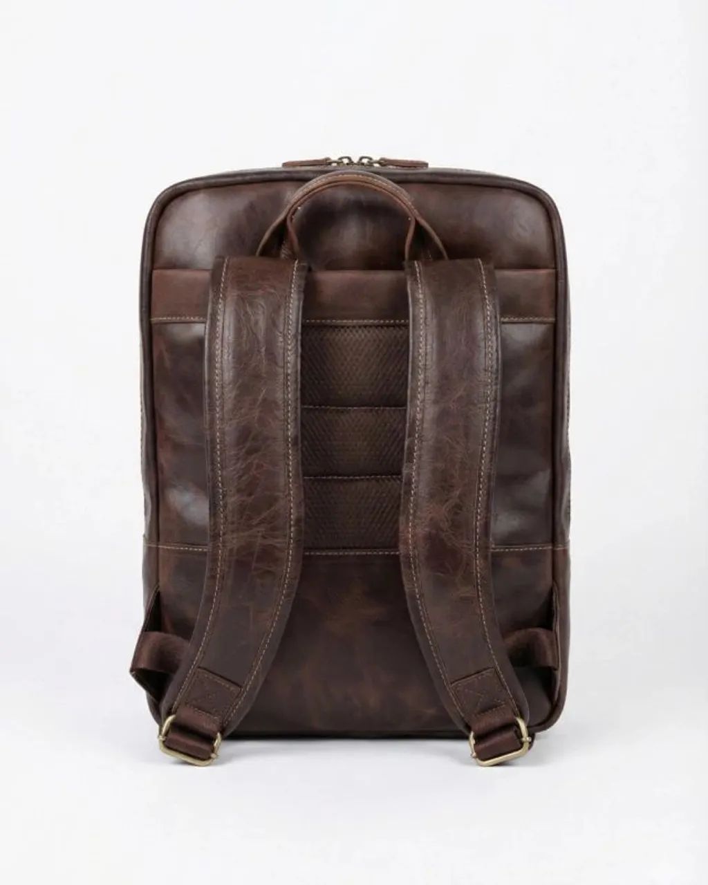 Mochila de couro vintage  - Foto 3
