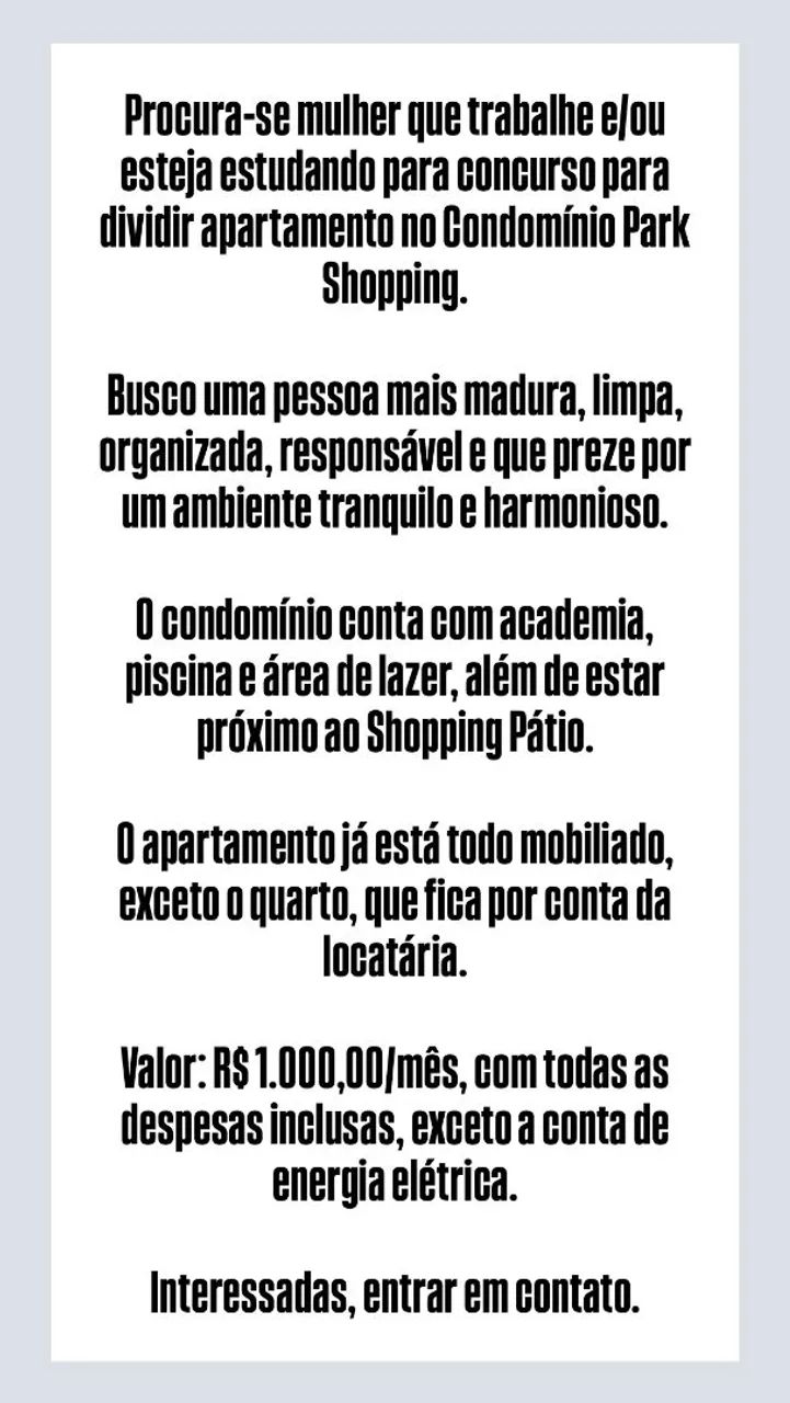 Aluga-se quarto