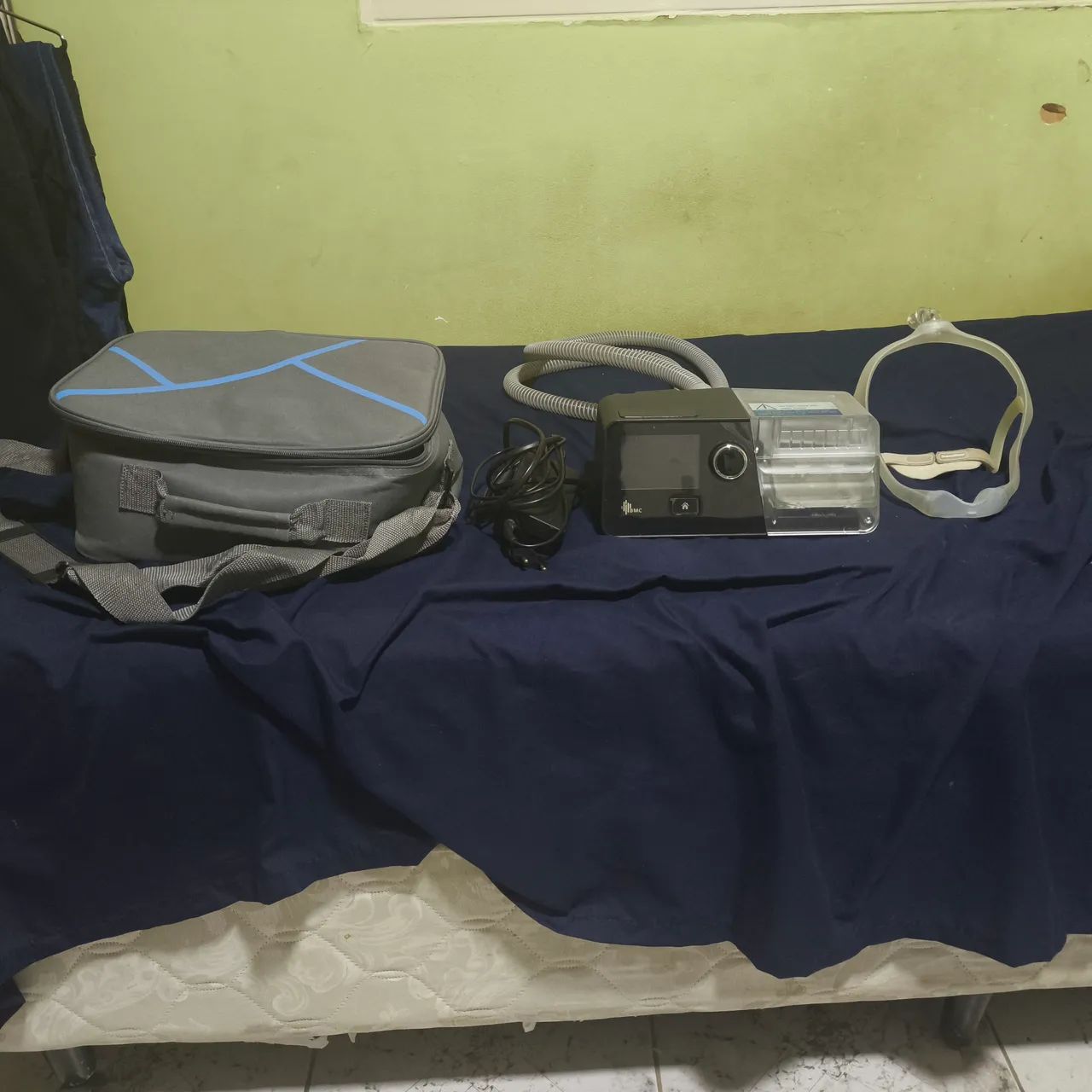 Kit completo cpap com máscara de silicone 