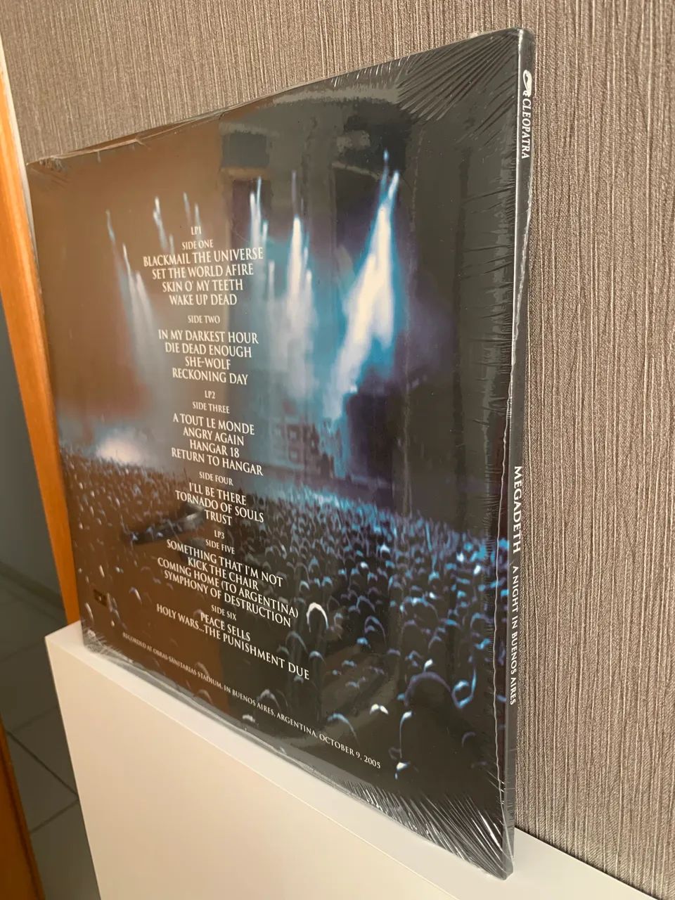 LP triplo Megadeth - A Night in Buenos Aires (Vermelho, Edição