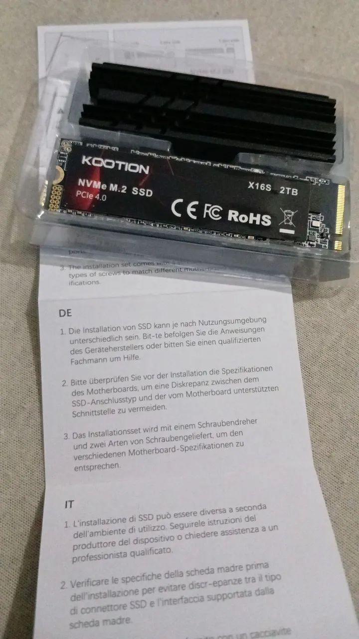 SSD 2 TERAS NVME GEN4 - Foto 3