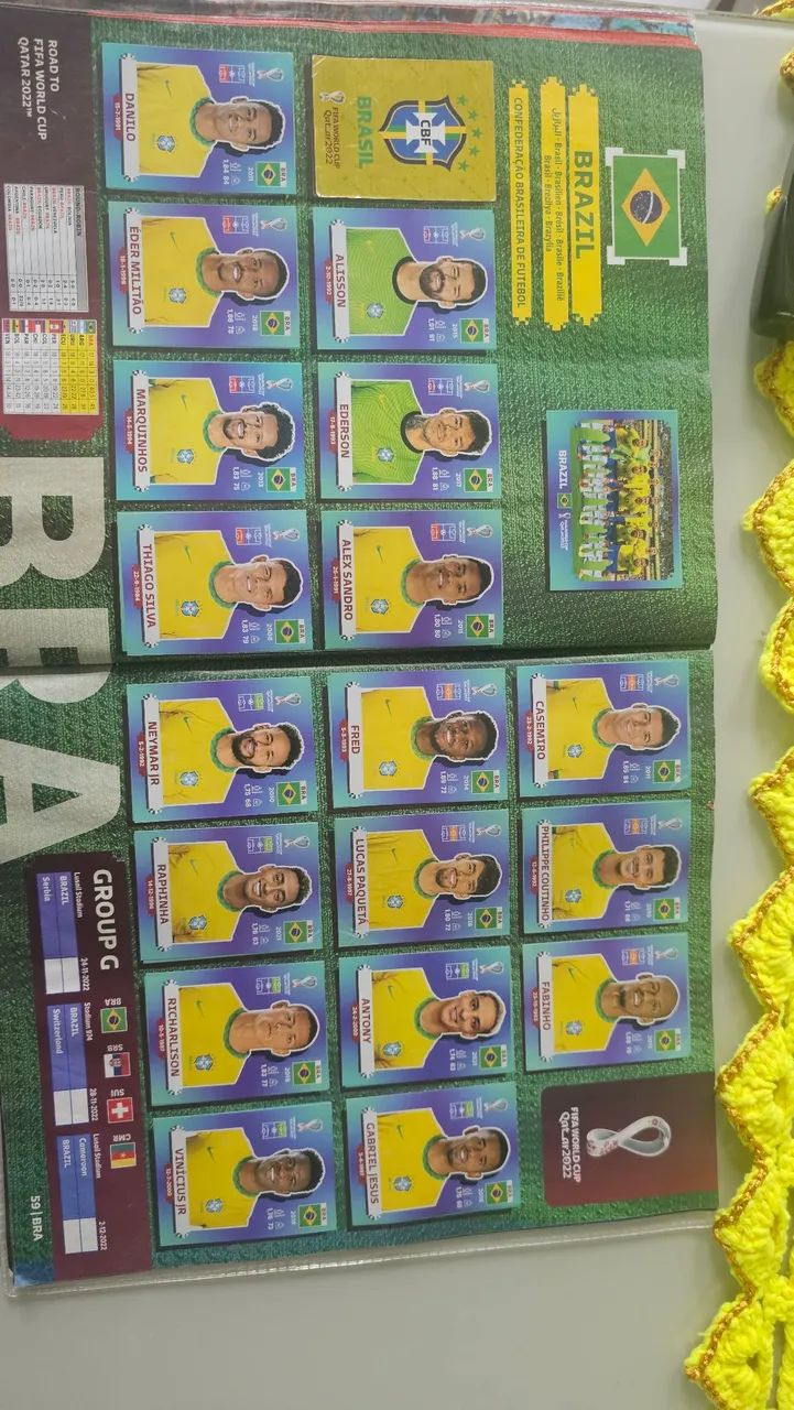 álbum da Copa de 2022 completo  - Foto 3