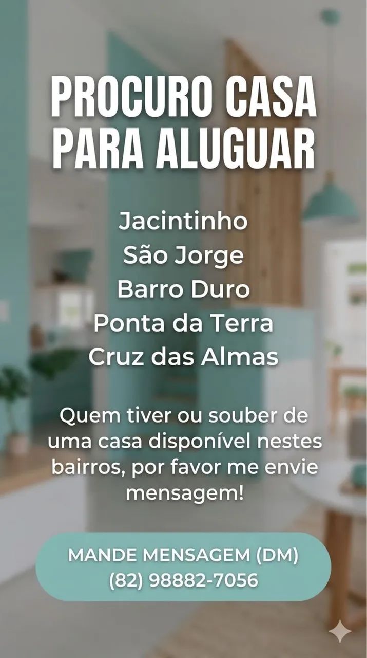 Quero para alugar
