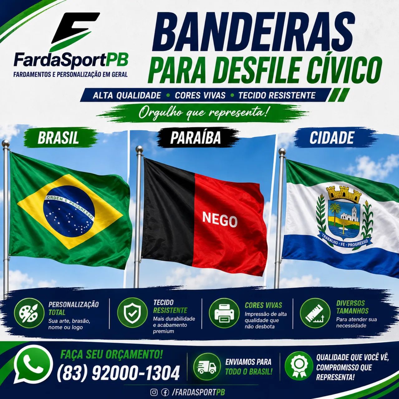 Bandeiras personalizadas  - Foto 2