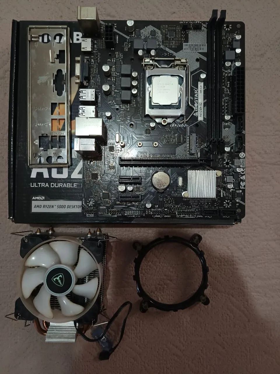 Kit intel i3-10100f + biostar h410mh s2 ver 6.0
