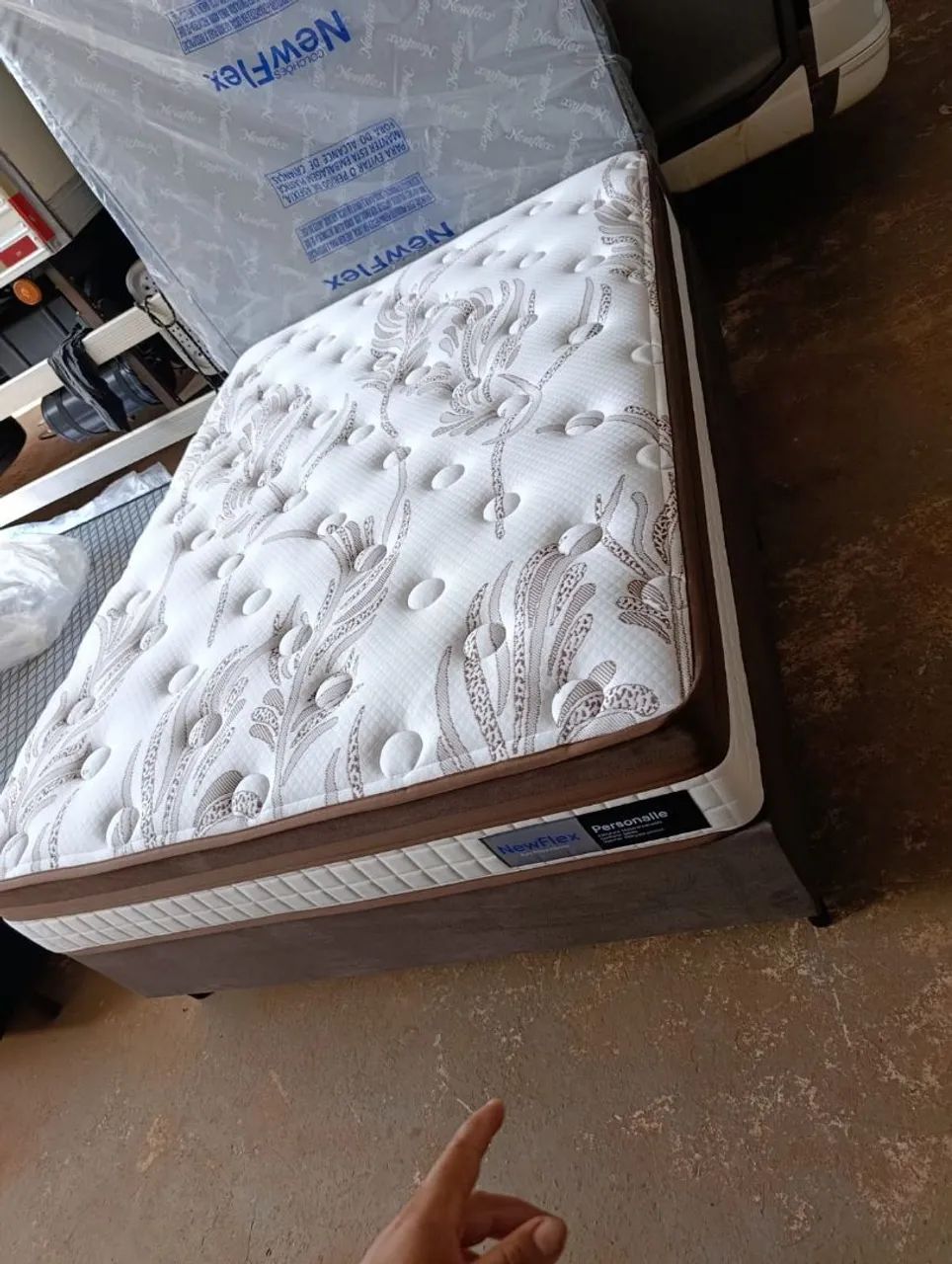 Cama box molas ensacadas nova - entrega gratuita  - Foto 2