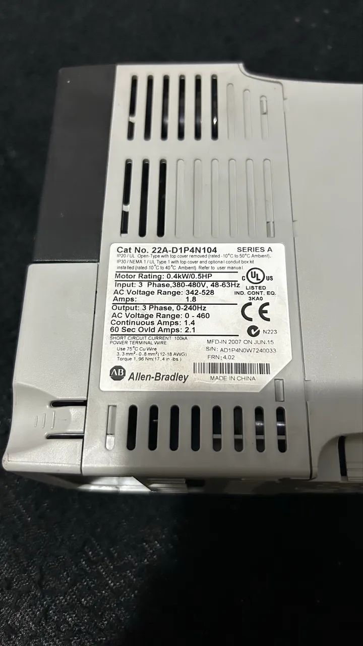 Inversor de Frequência Allen-Bradley PowerFlex 4 - Série A - Foto 2