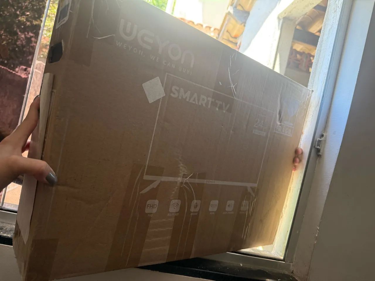 Smart tv weyon 24 polegadas