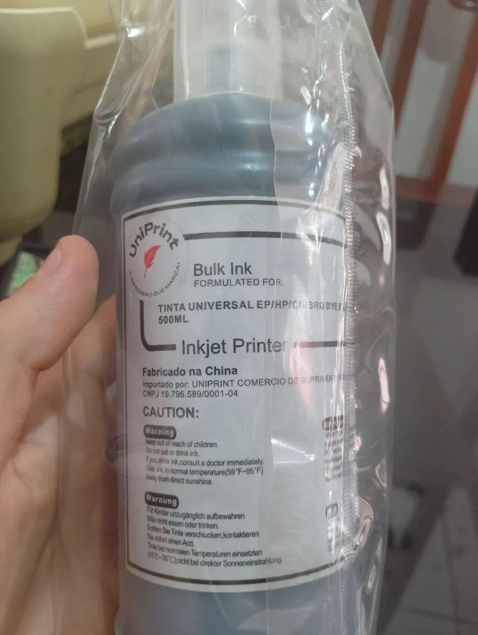 Tinta para impressora epson e hp 500ml - Foto 3