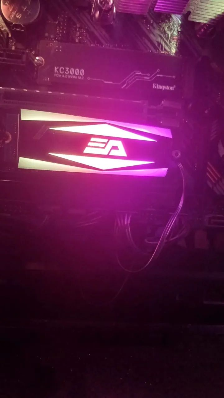 SSD NVMe 1TB Kingston + Dissipador rgb - Foto 5