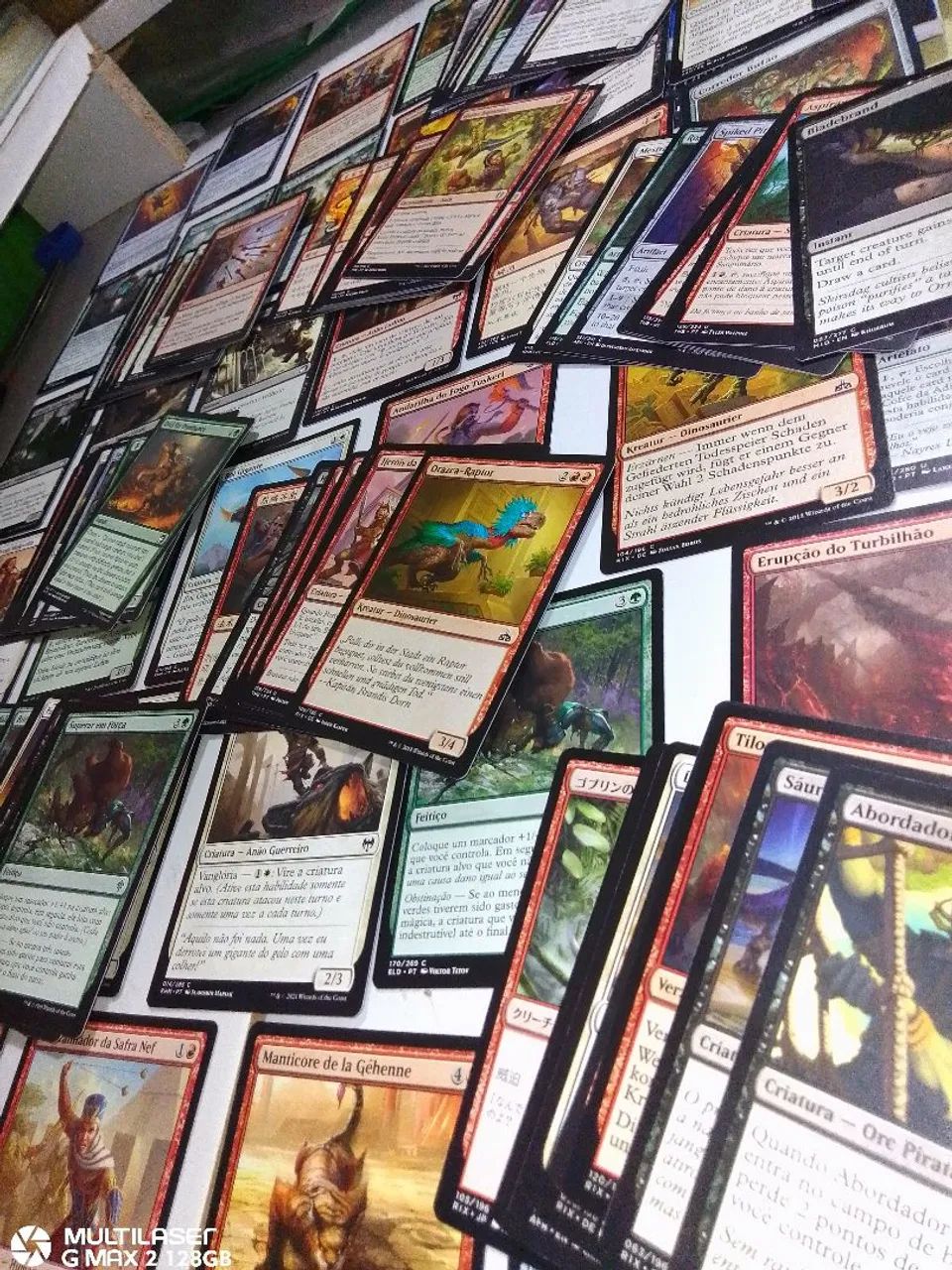 Lote de cartas MAGIC bem conservada 100 unidades pra jogar e colecionar  - Foto 5