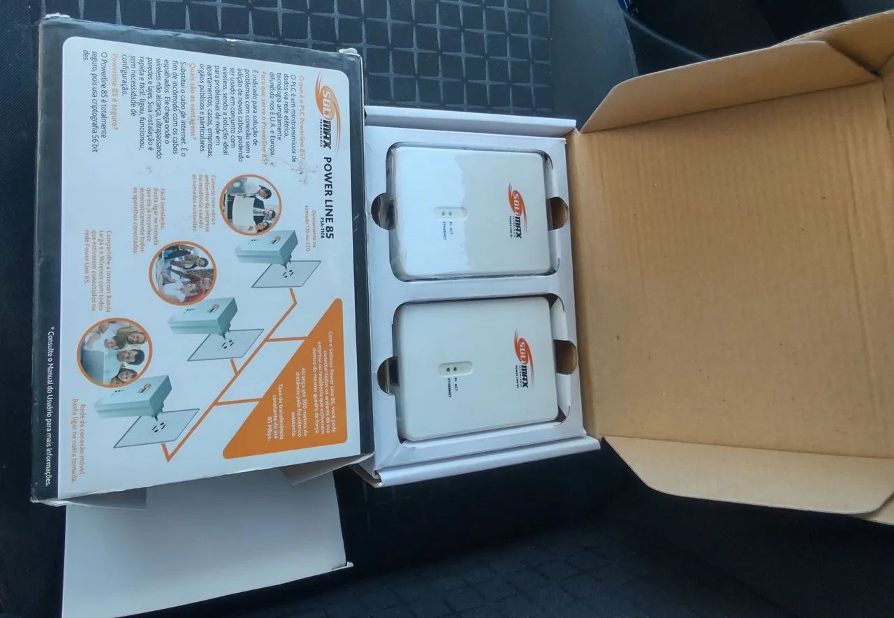 Extensor internet pela rede elétrica 