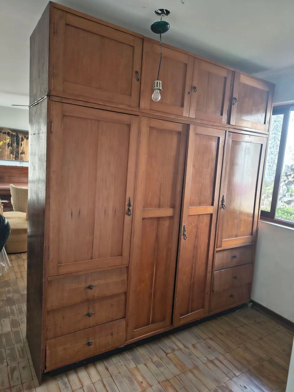Arm ário guarda roupas antigo - Foto 2