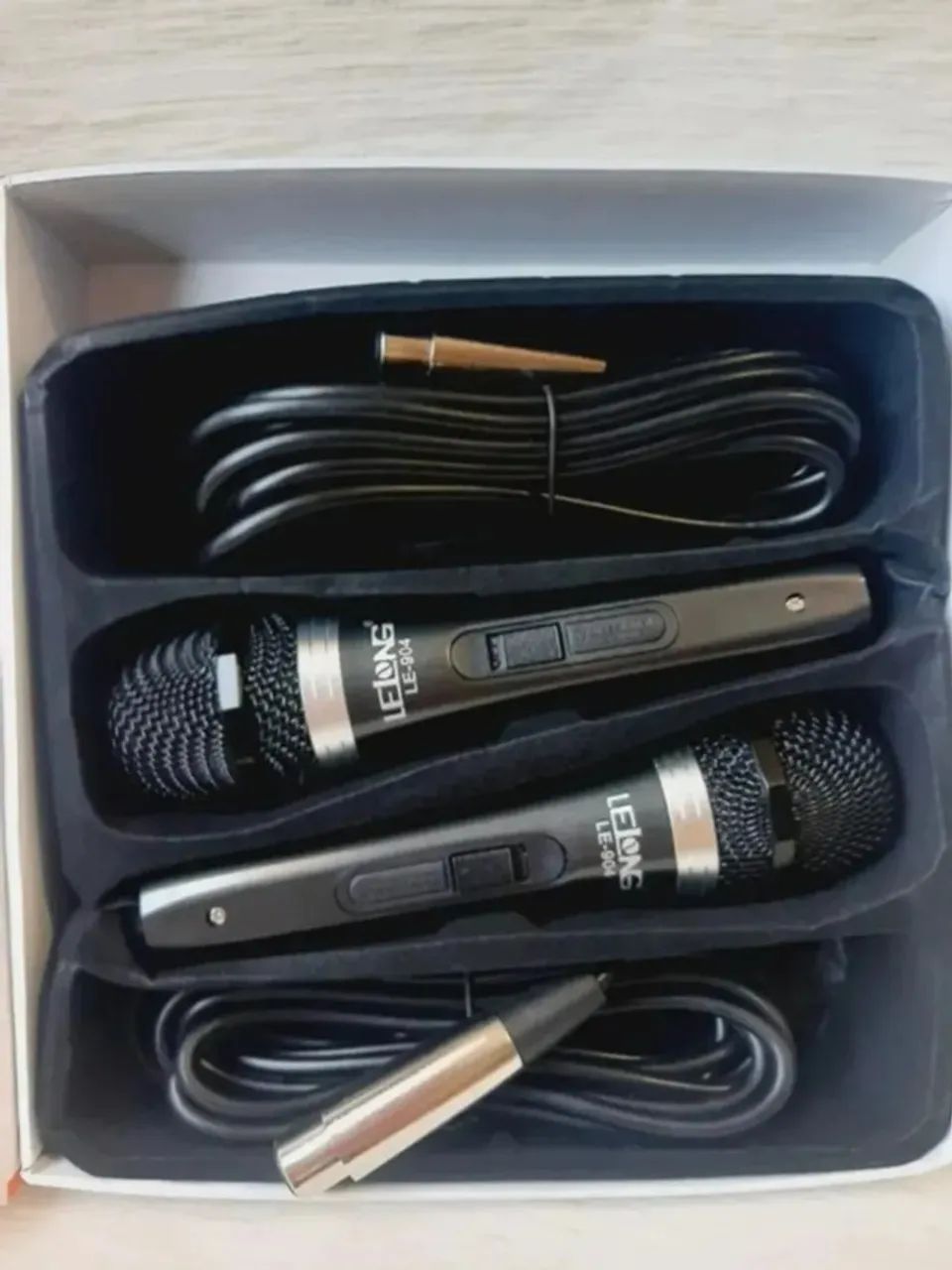 Microfone Lelong LE-904 Profissional com Cabo de 4 Metros Novo - Foto 3