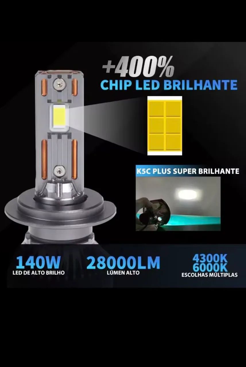 Lâmpada led H4 K5C plus  - Foto 3