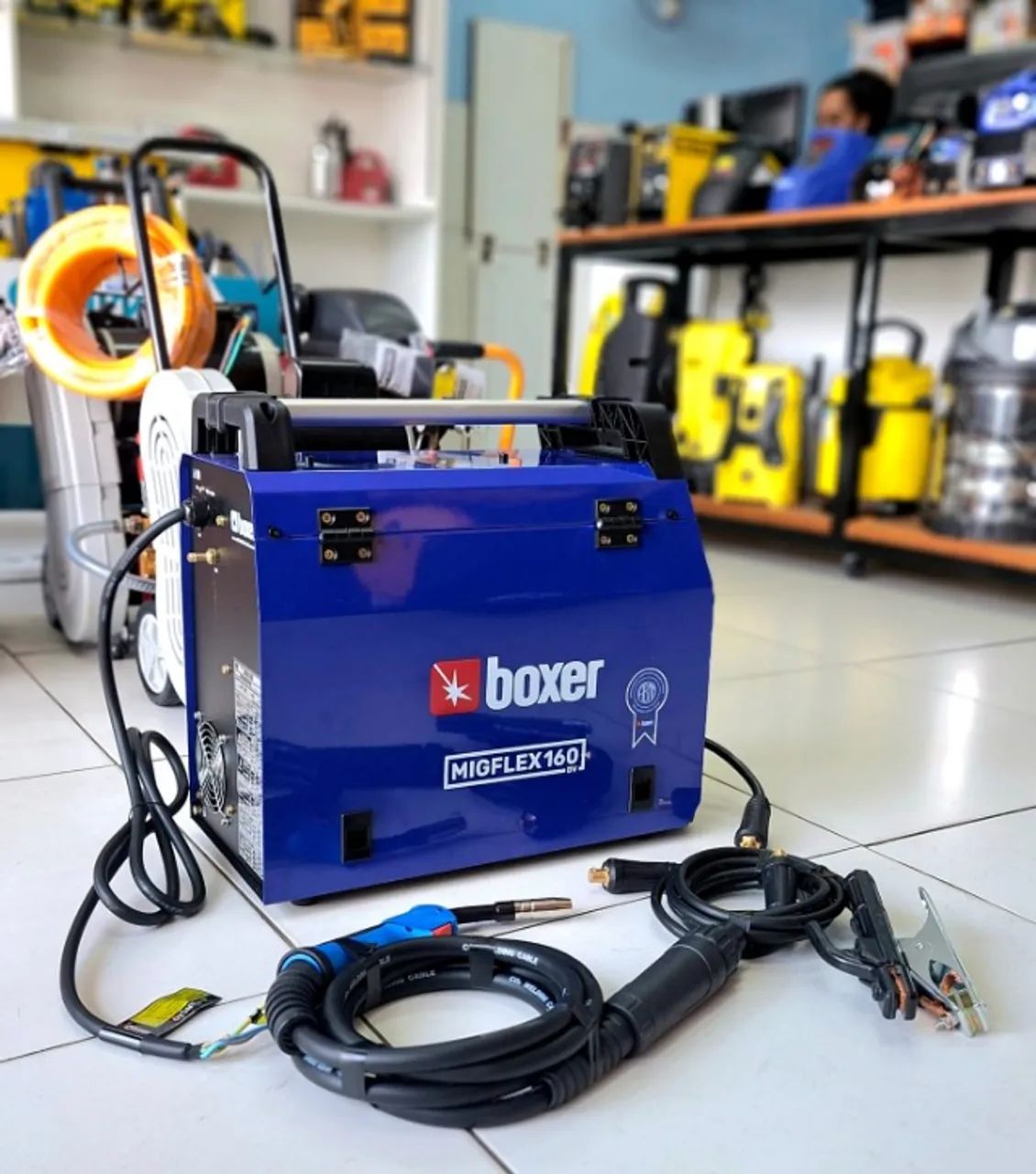 Inversora maquina de solda 160 migflex Boxer - Entrega Gratis - Foto 5