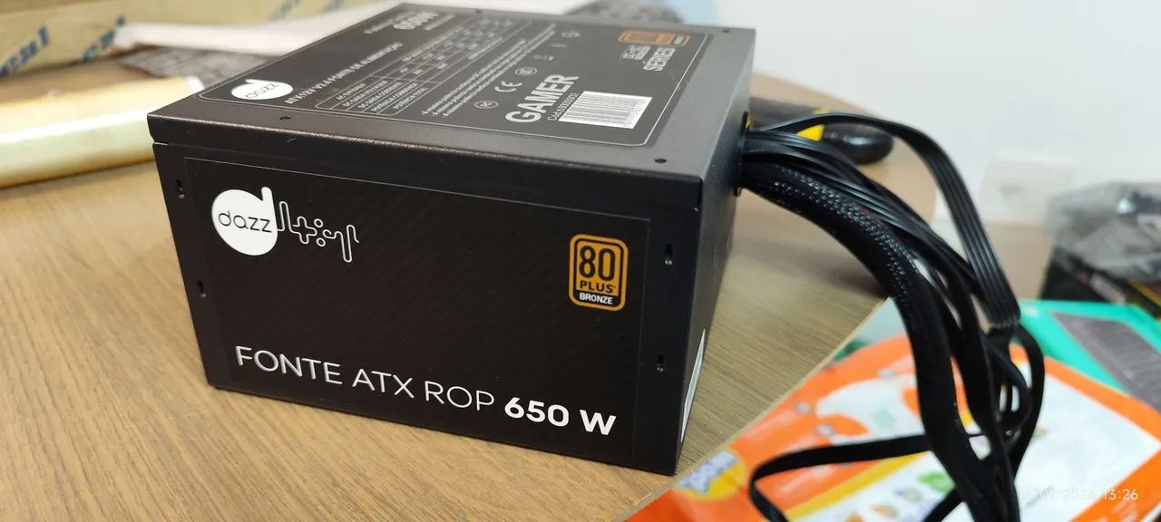Fonte Dazz 650w 80plus