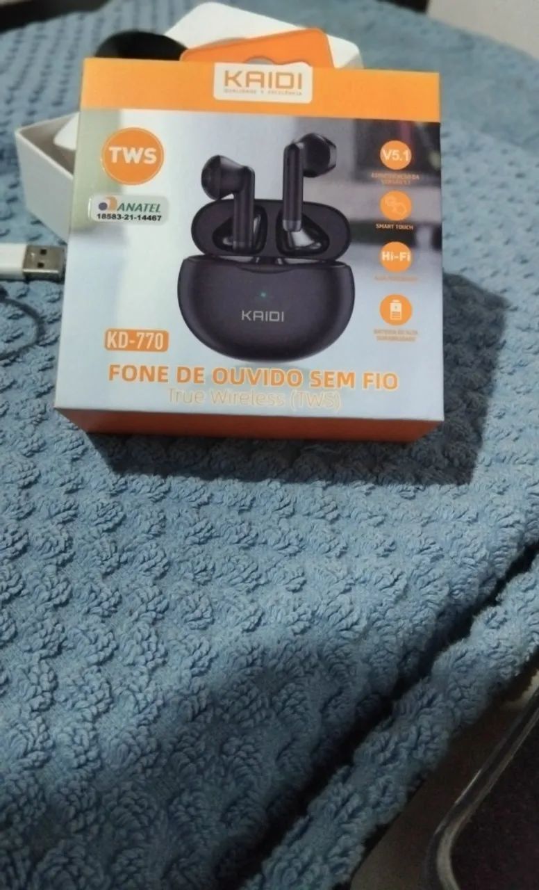 Fones de ouvido Bluetooth KAIDI - Foto 3