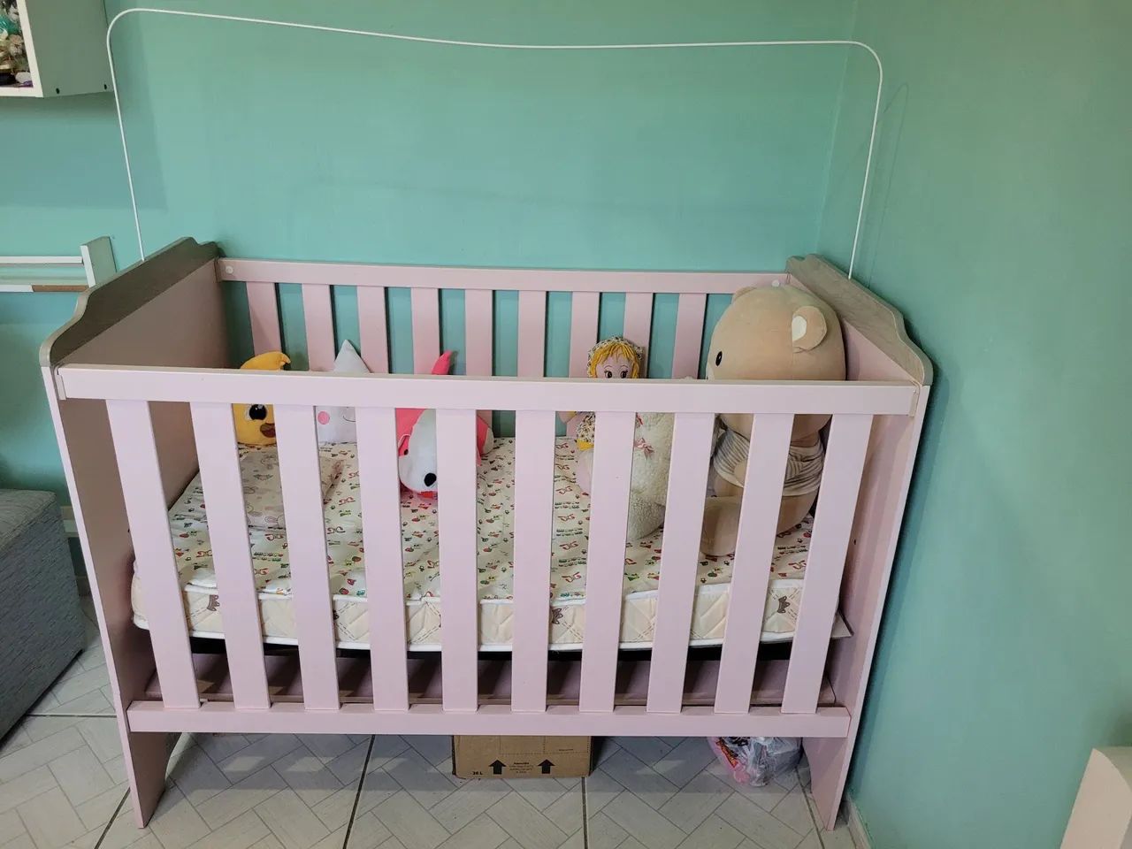 Berço americano rosa - Foto 2