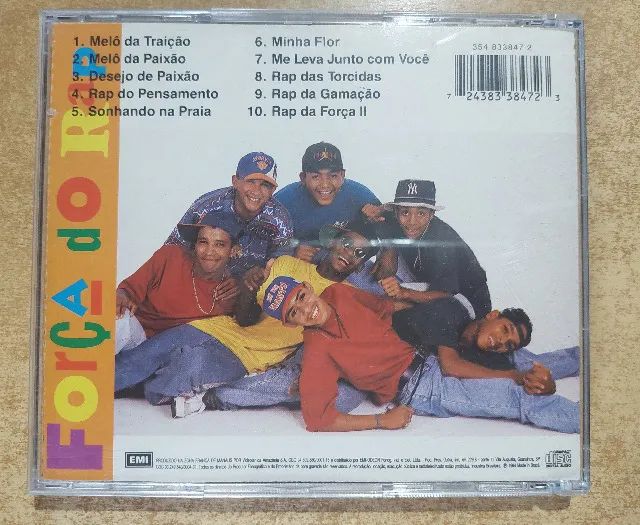 Cd Força do Rap  1995 - Foto 2