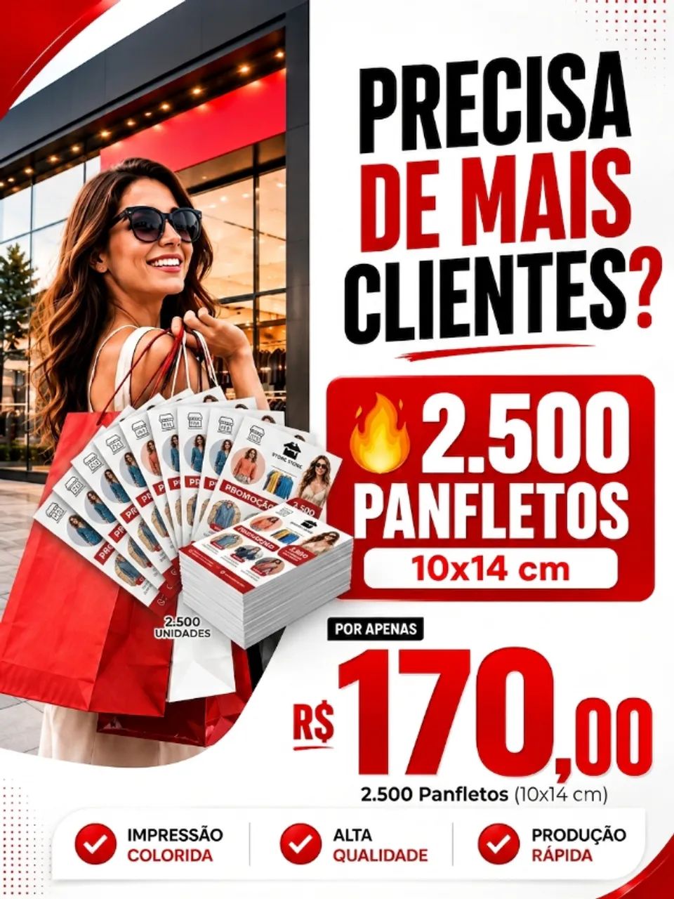 Panfletos para Lojas de Roupas