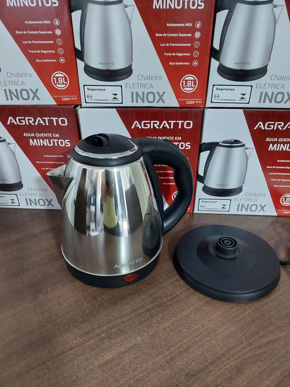 Chaleira inox 