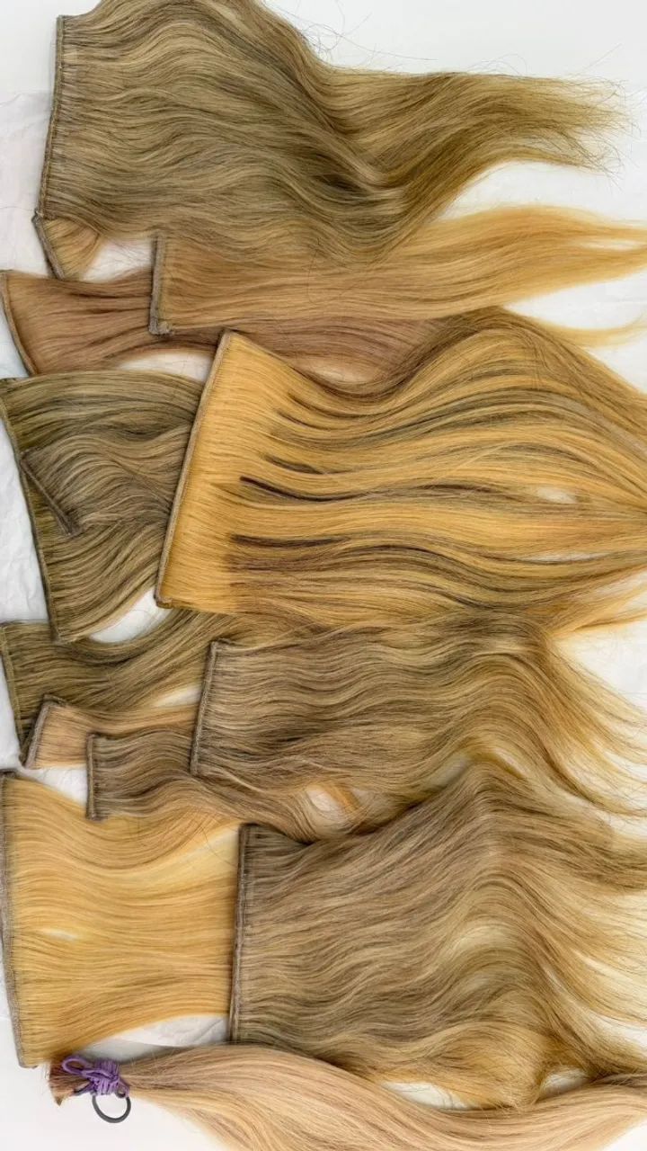 Vendo cabelo Loiro mega com Fita! - Foto 2
