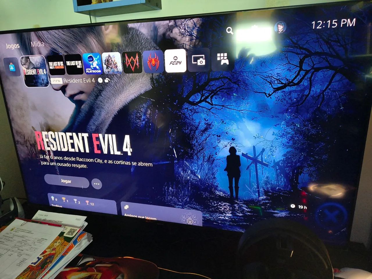Vendo um PS5 com Smartv de 50 polegadas 4K. *. - Foto 4