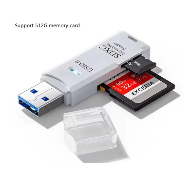 Leitor de cartão Sd e Micro Sd Usb 3.0 Kapbom - Foto 4