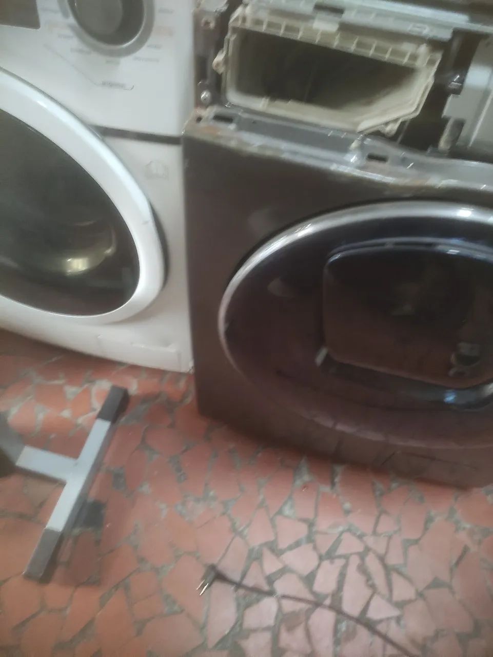 Porta completa da lava e seca Samsung qdrive - Foto 3