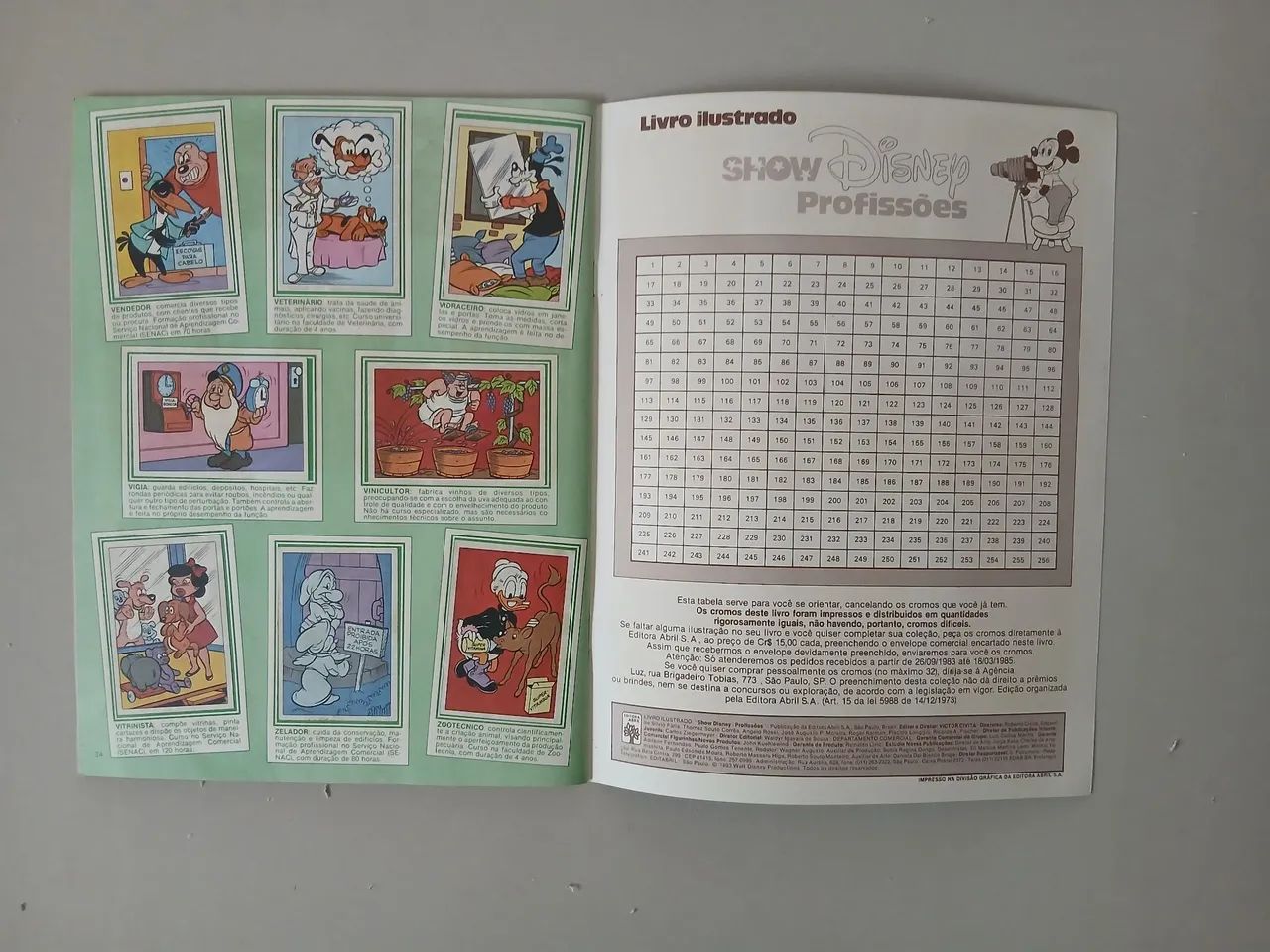 Álbum Show Disney Profissões (completo) - Foto 3