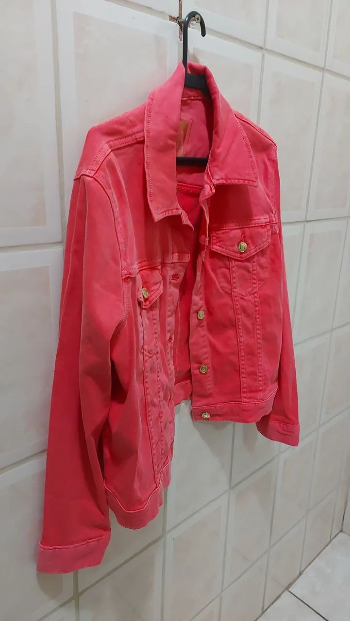 Jaqueta jeans colorida - Foto 3