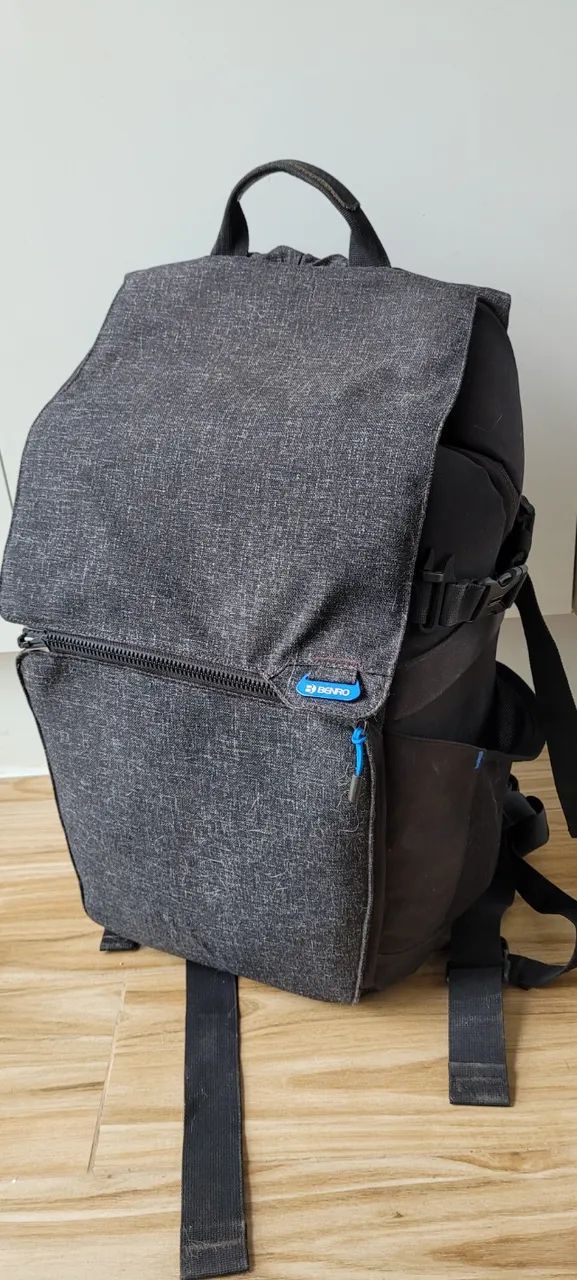 Mochila Fotográfica Benro + divisórias + capa de chuva (Rain Cover) - usada - Foto 3