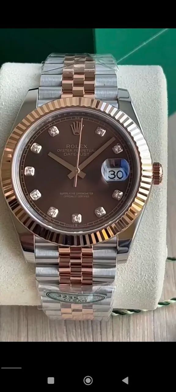 ROLEX DATE JUST DIAL TONE JUBILLE/ S.C - Foto 2