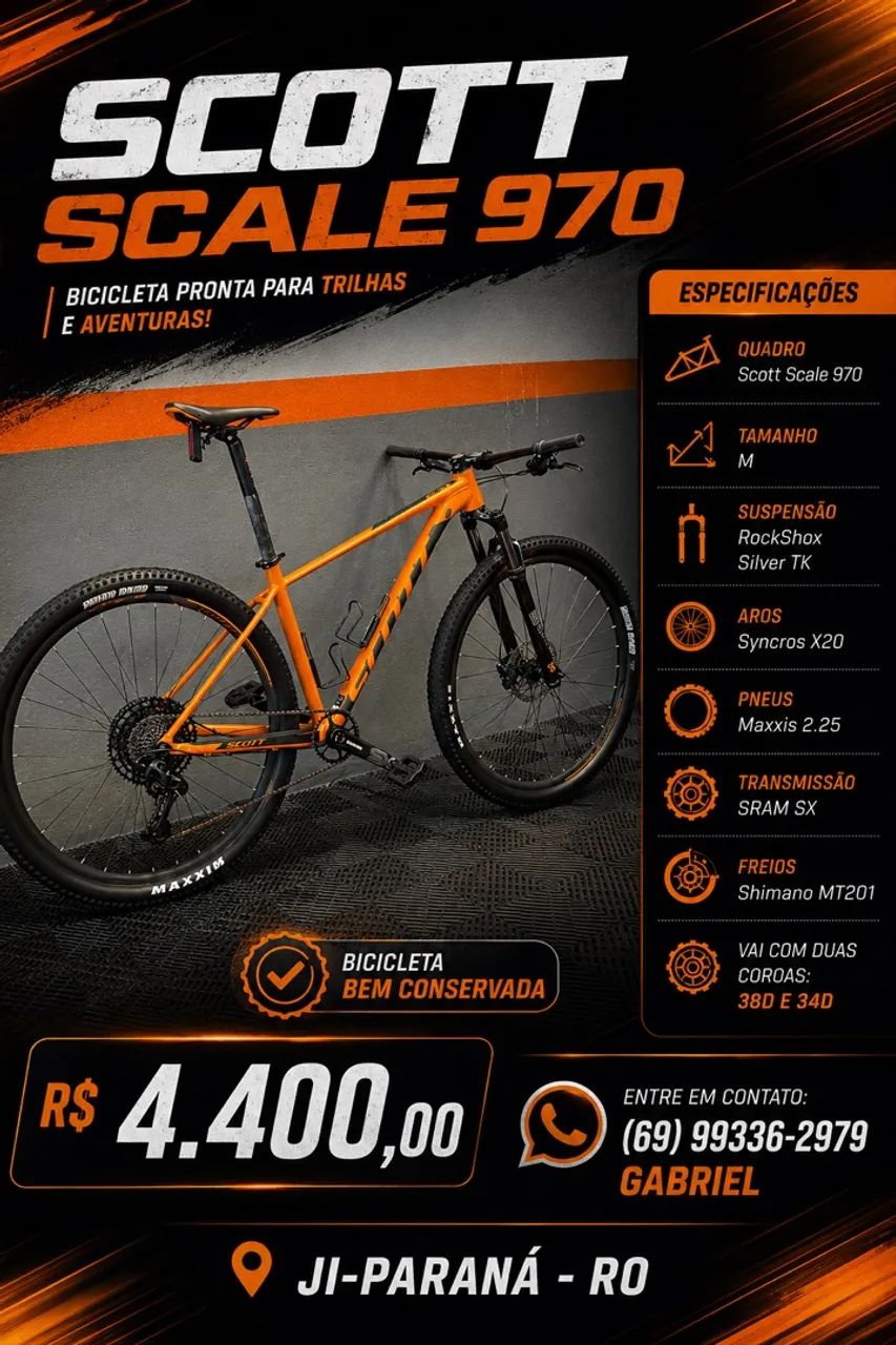 BICICLETA SCOOT SCALE 970