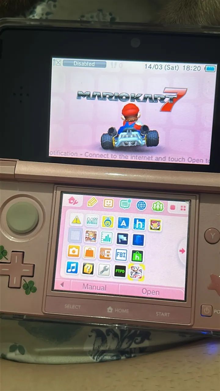 Nintendo 3ds rosa