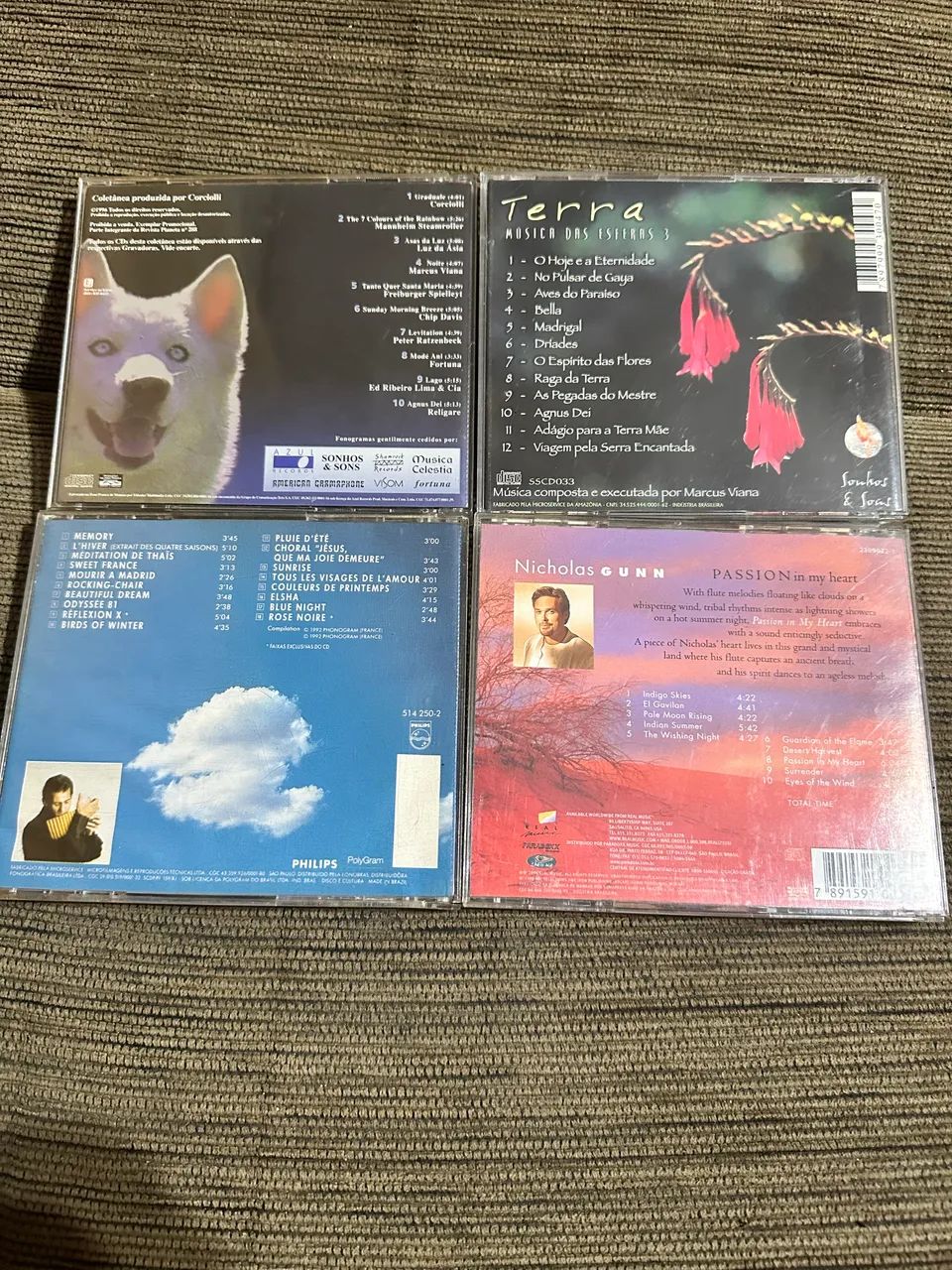 Cds New Age - Sons da Terra , Nicholas Gun e Zamfir - CDs, DVDs
