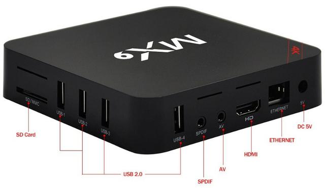Kit Smart Tv Box Mx9 + Teclado Sem Fio 2gb Ram 16gb Rom Android 7.1 - Foto 3
