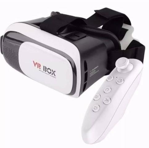 Óculos 3D Vr Virtual Box 2.0 Smartphone e IPhone + Controle