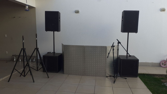 par sub ativo auto falante oversound g400 - Foto 3
